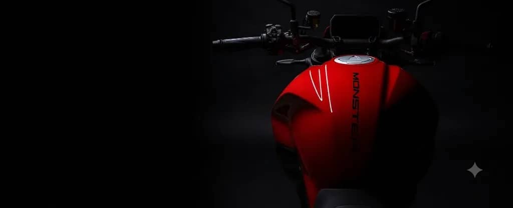Sculpted Red Fuel Tank