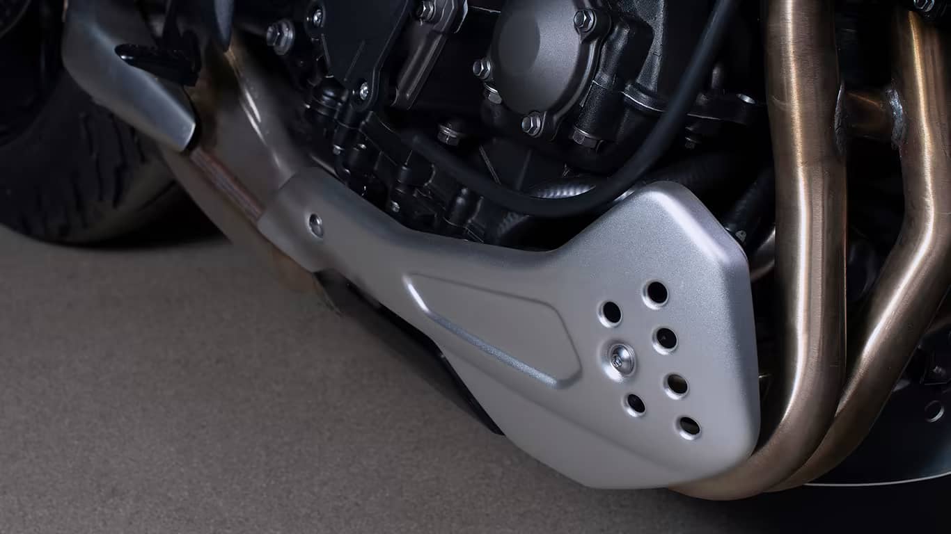 Satin Silver Engine Sump Guard
