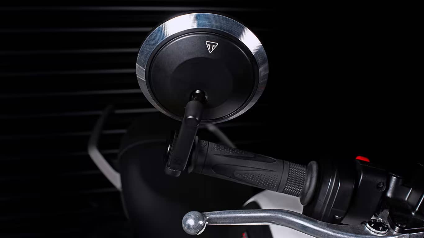 Round Bar-End Mirror
