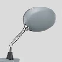 Body-Colored Rear View Mirror with Chrome Stems