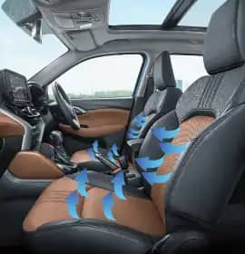 Leather Seats with Ventilation