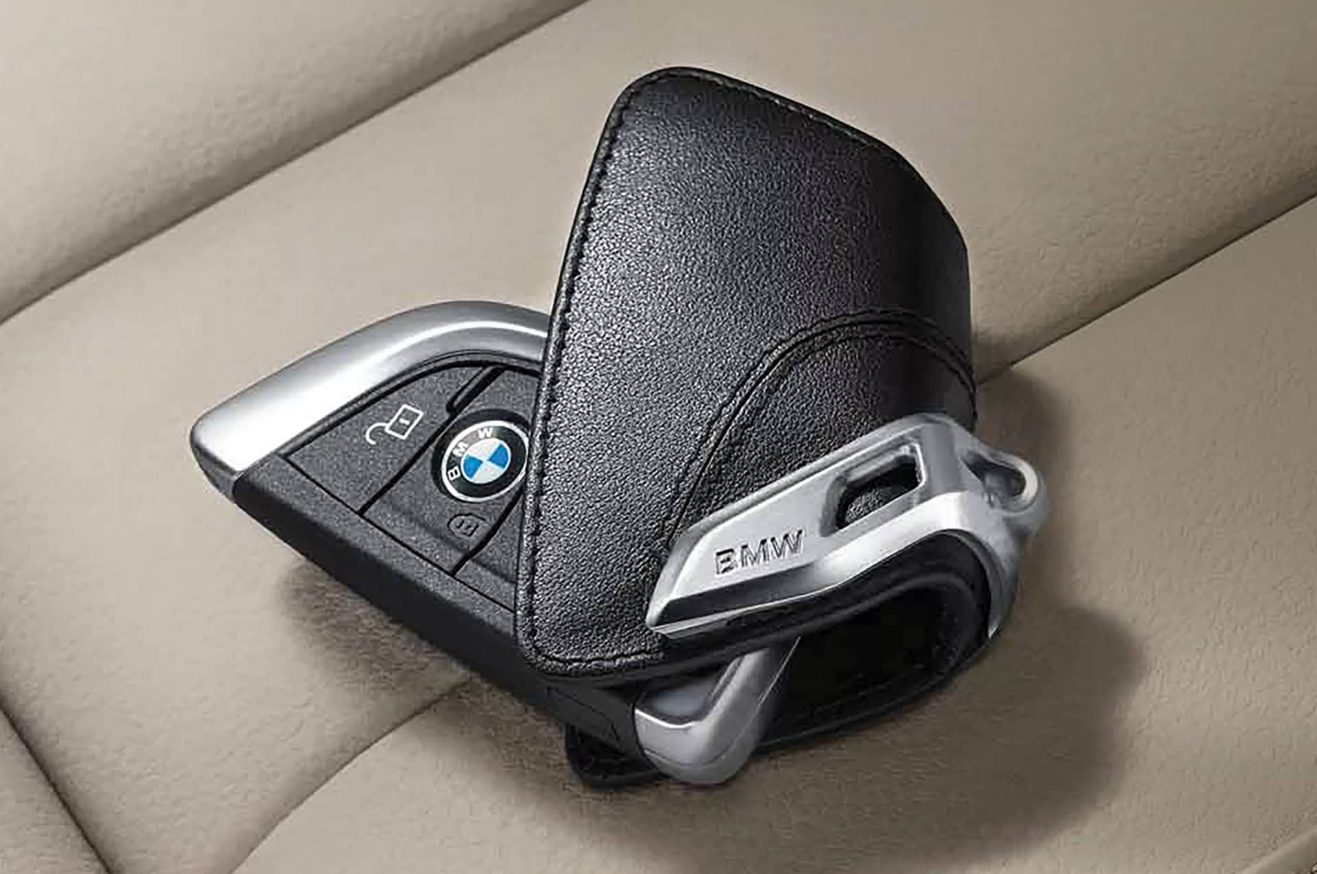 Key Fob In Leather