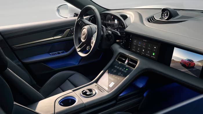 Curved Digital Instrument Cluster