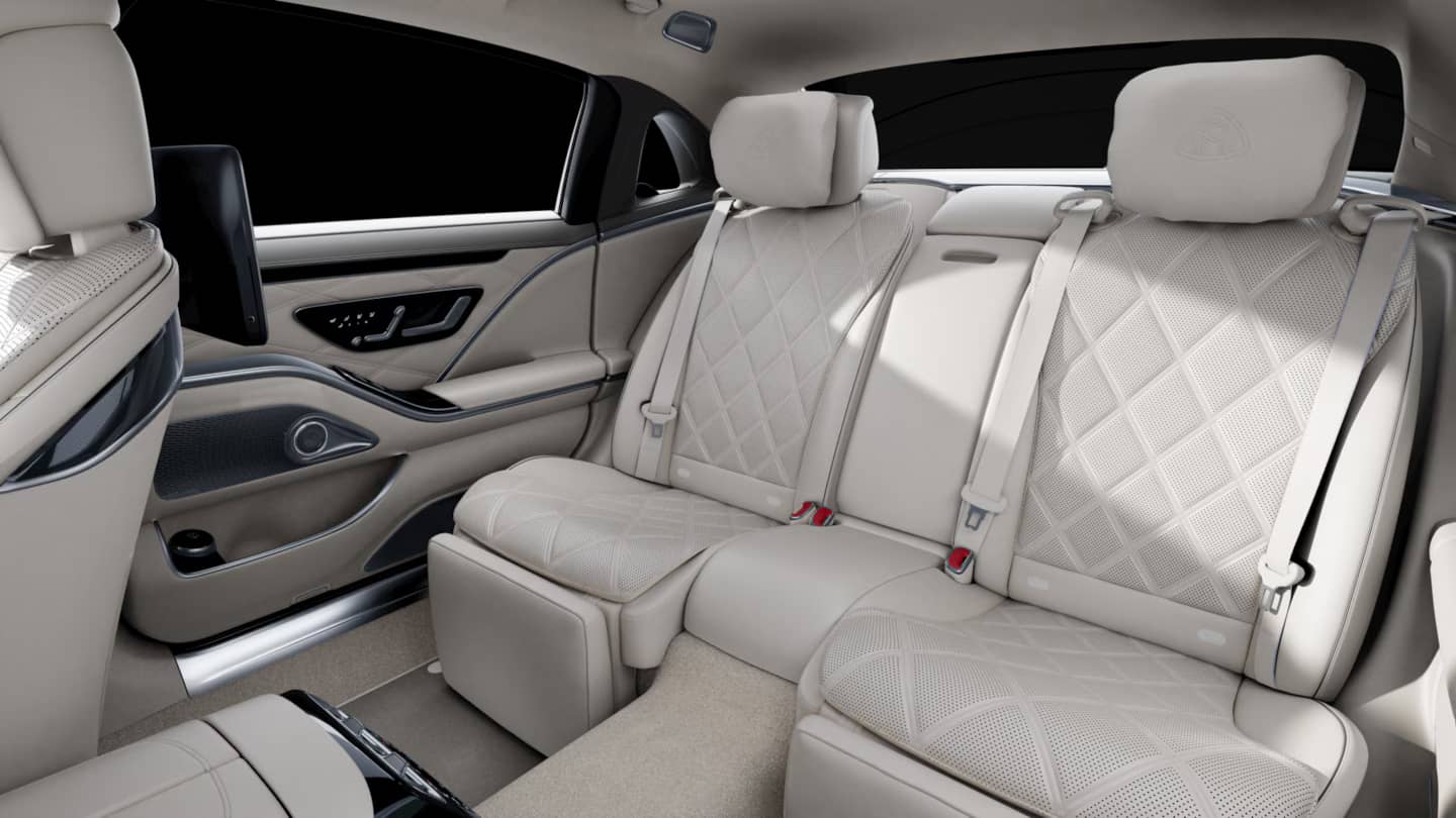 Rear Seats With Calf Rest