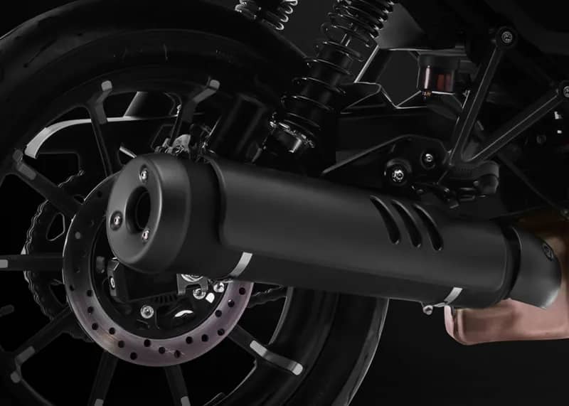 New Exhaust With Heat Shield and End Cap