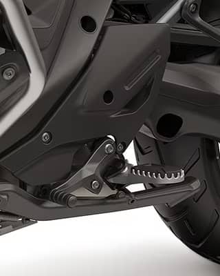Serrated Off-Road Footpegs with Gear Shift Lever