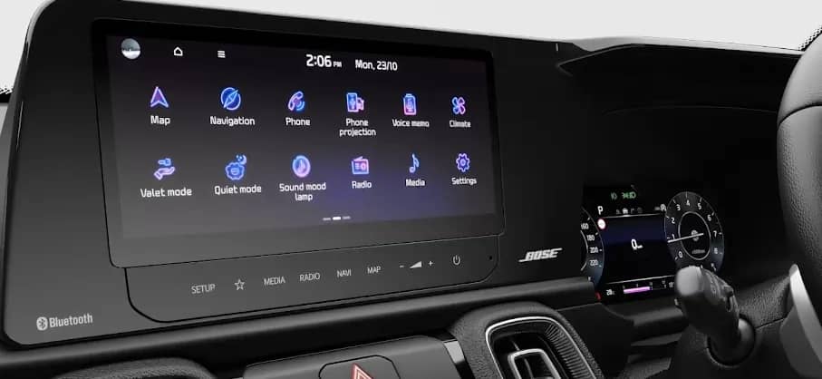 Full Digital Cluster with 10.25 inches Color LCD MID