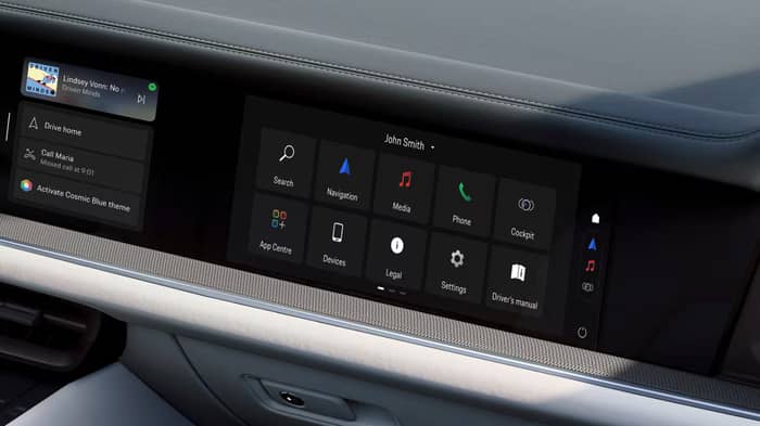 Front Passenger Display.