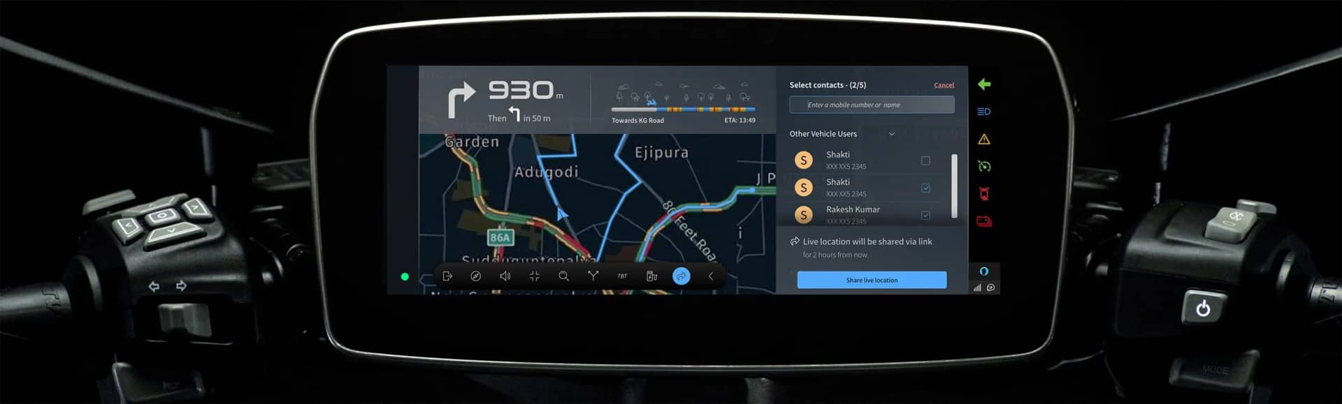 Adjustable HD Touchscreen Console