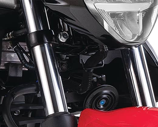 Stiffer Large Diameter Front Forks