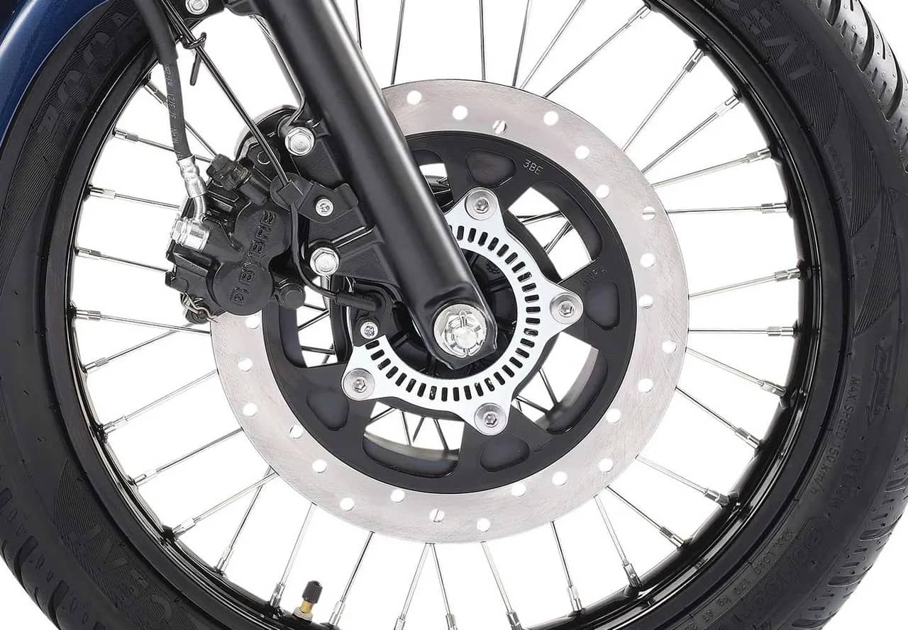 Front Disc with Single Channel ABS