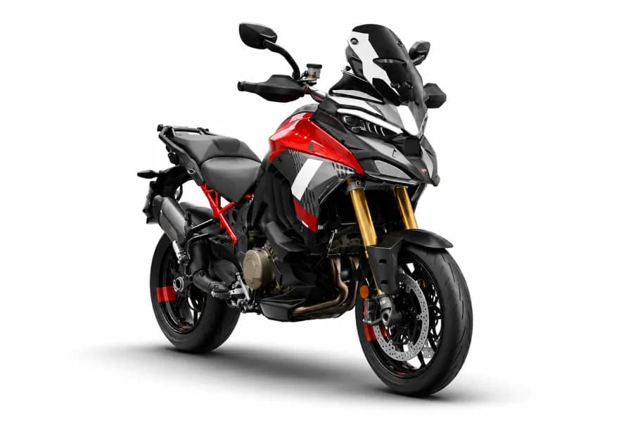 Ducati Multistrada V4 Pikes Peak Ducati Red color