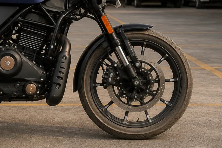 Harley Davidson X440 T Front Wheel View