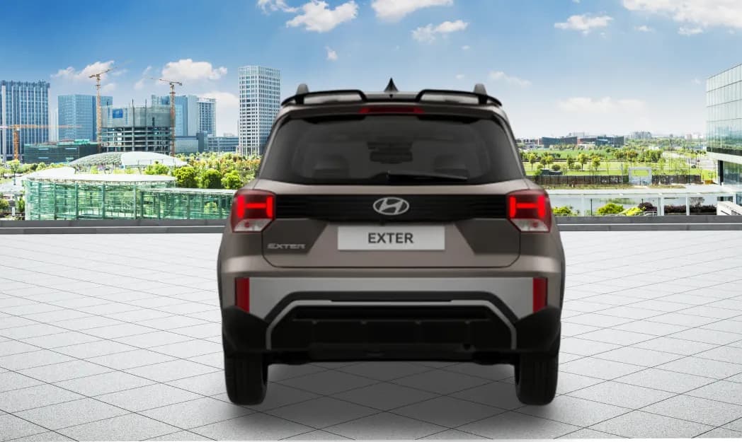 Hyundai Exter Rear Side View
