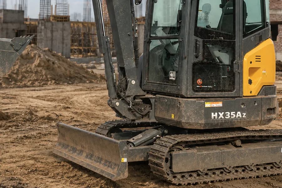 Hyundai HX 35AZ Dozer Blade View