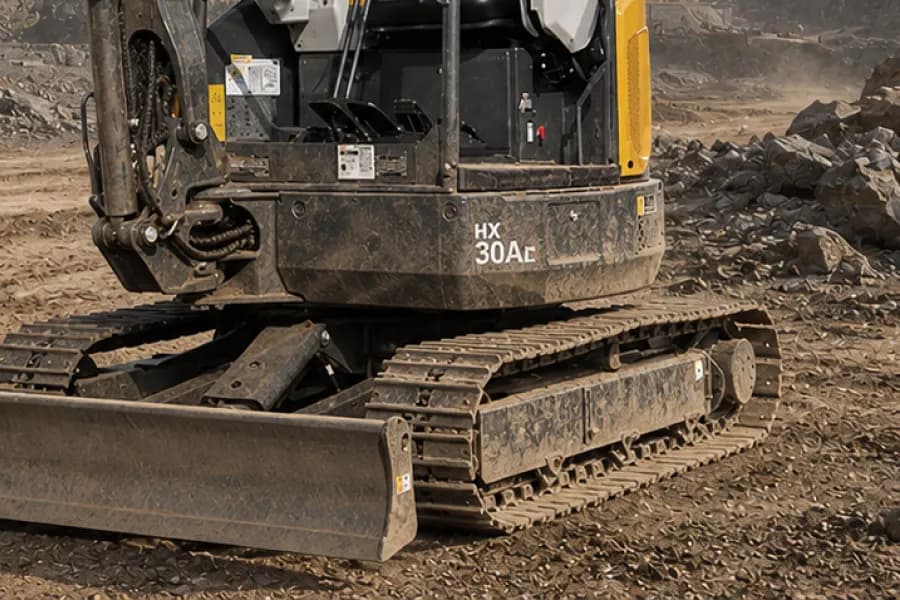 Hyundai HX30Az Track Chain View