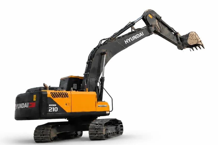 Hyundai R210 Smart X Plus Yellow & Black color