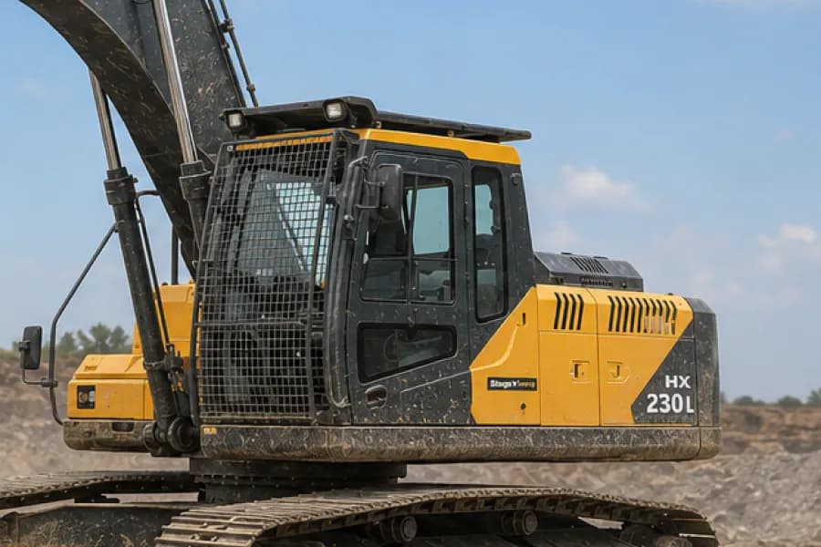 Hyundai R230LM Smart Plus Operator Cabin View
