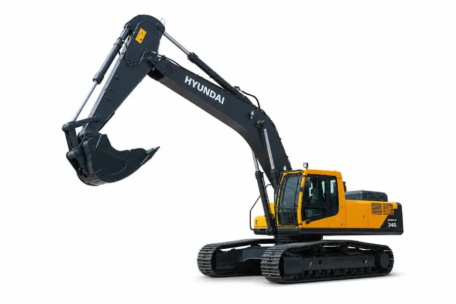 Hyundai R340L Smart Black color