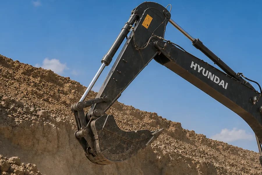 Hyundai R340L Smart Arm View