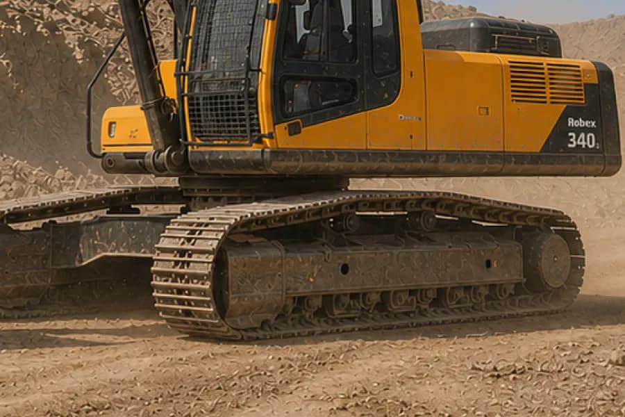 Hyundai R340L Smart Track Chain View