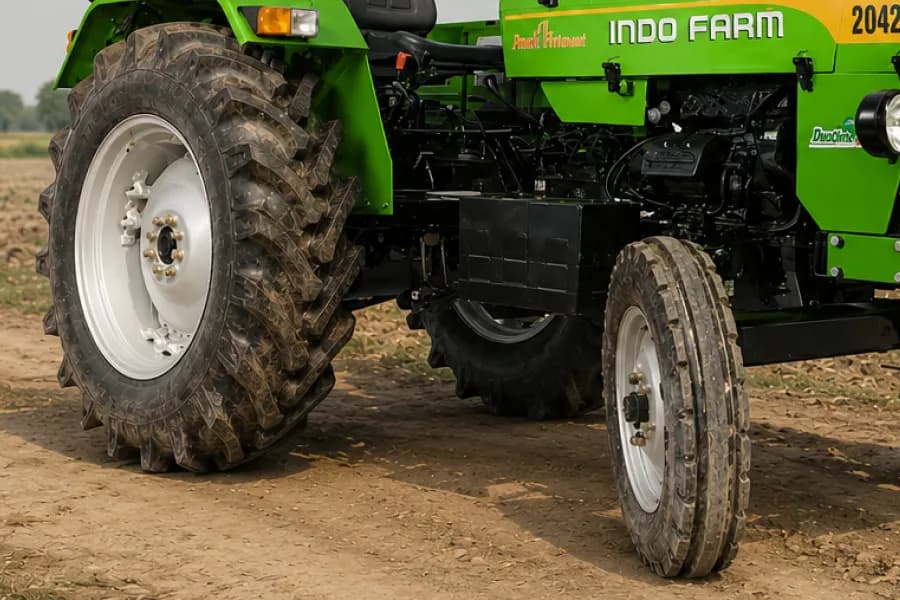 Indo Farm 2042 DI Tyre View