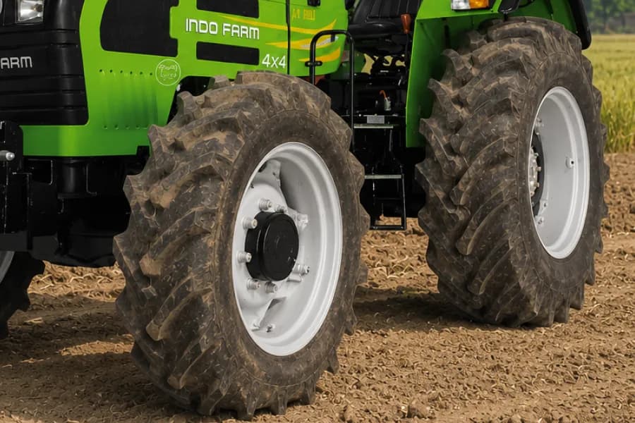 Indo Farm 4110 DI Tyre View