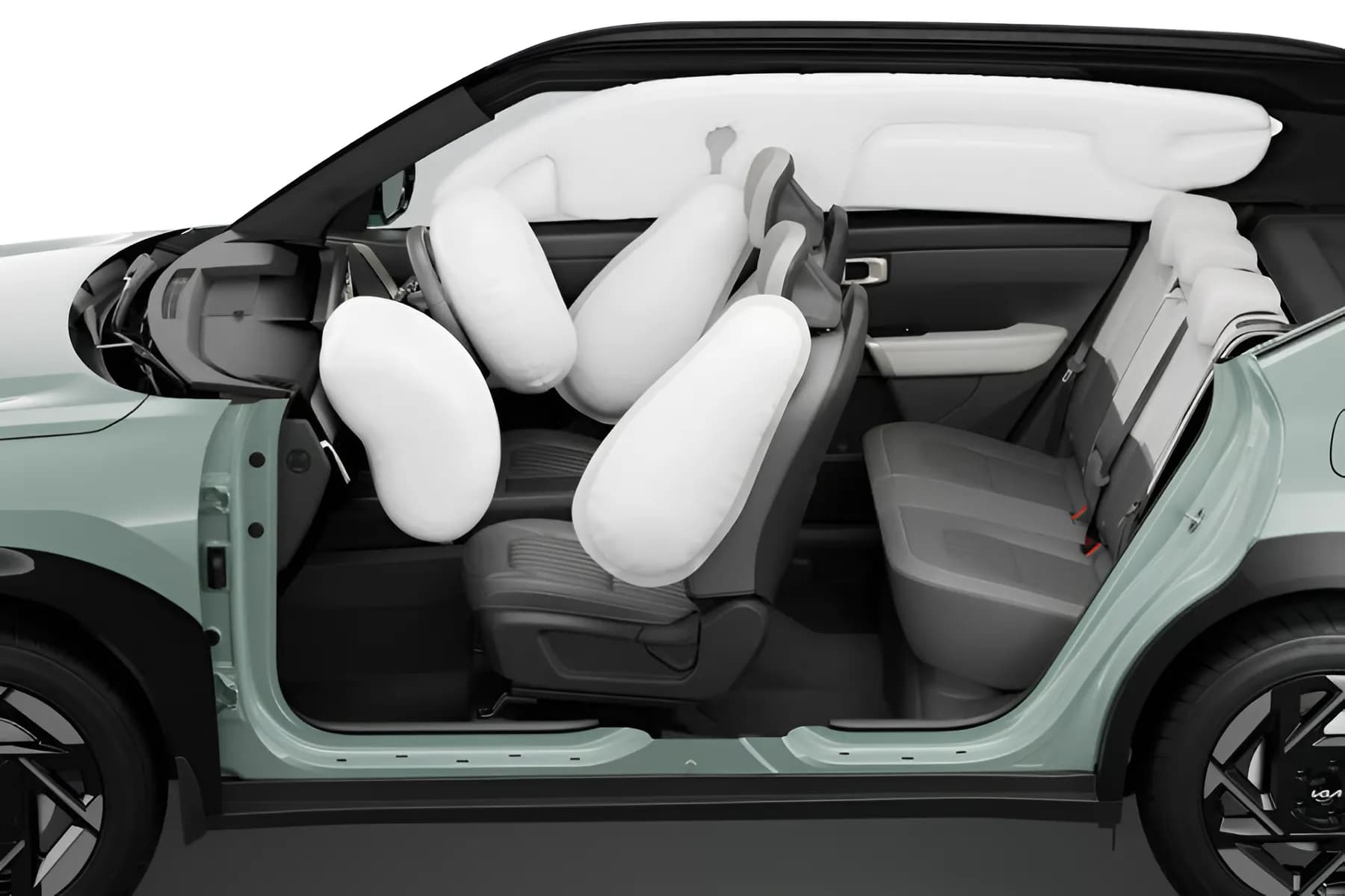 Kia Seltos Airbags View