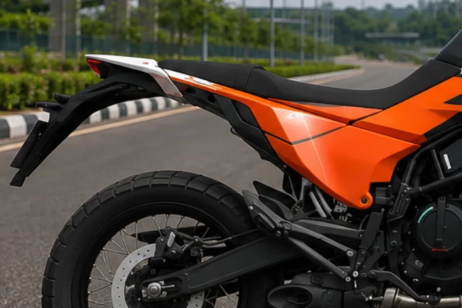 KTM 390 Adventure S Seat View