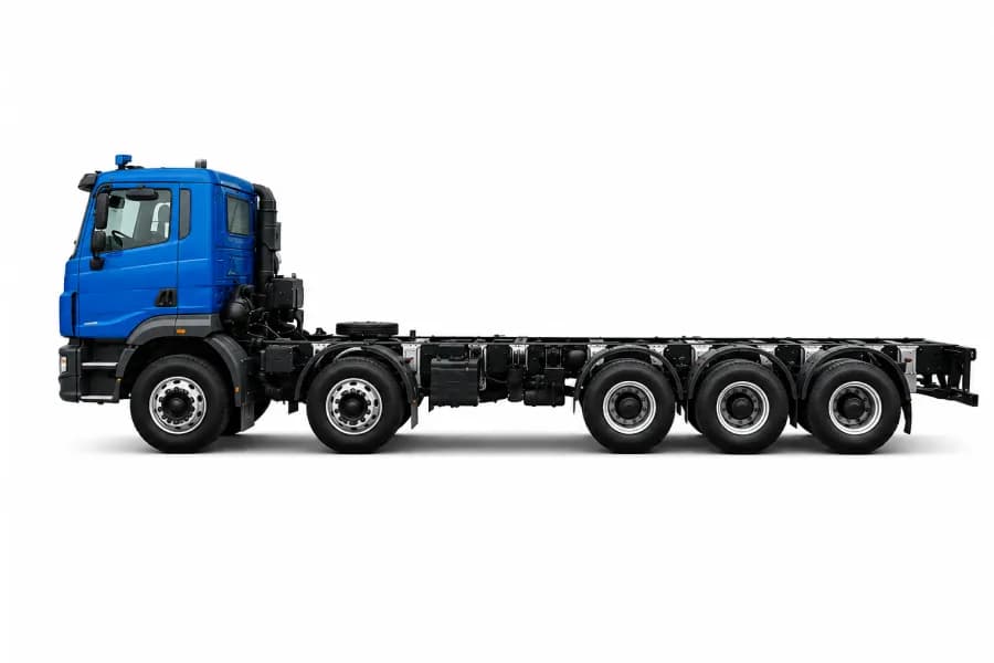 Mahindra Blazo i TRK 49 10x2 5 Axle Blue color