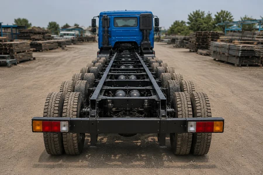 Mahindra Blazo i TRK 49 10x2 5 Axle Rear view