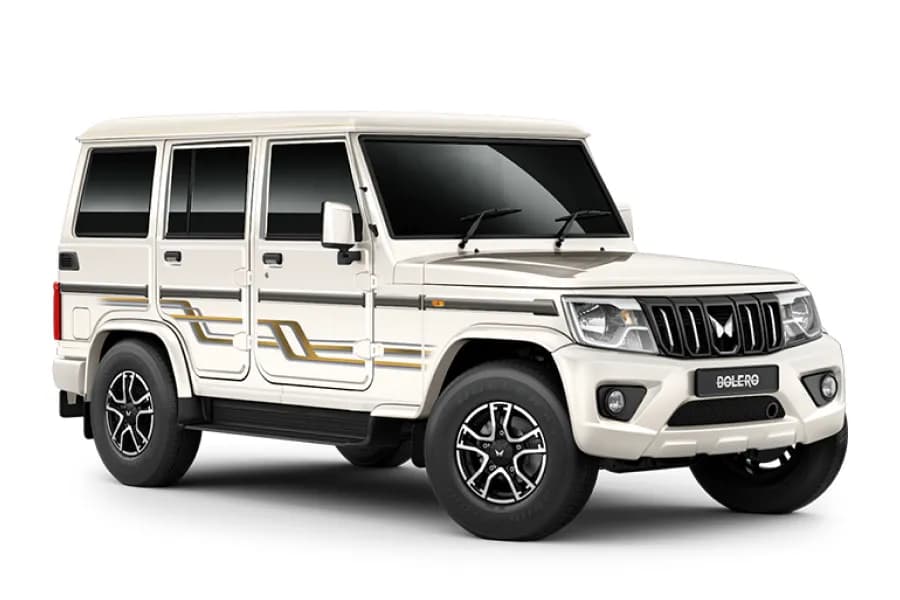 Mahindra Bolero Diamond White color
