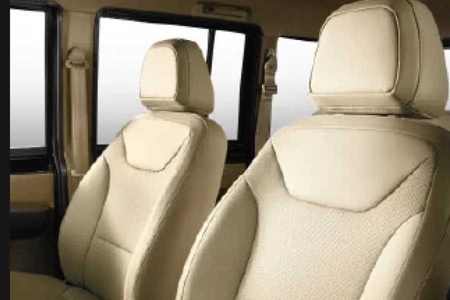 Mahindra Bolero Leatherette Upholstery View