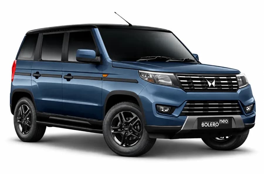 Mahindra Bolero Neo Jeans Blue Dt color