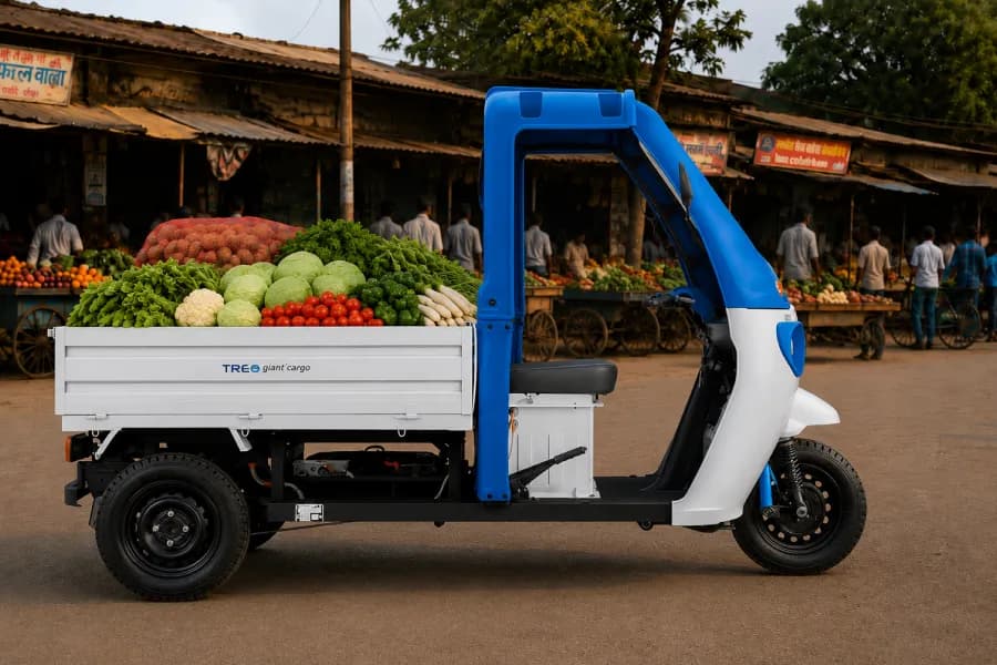 Mahindra Treo Yaari Cargo Left Side View