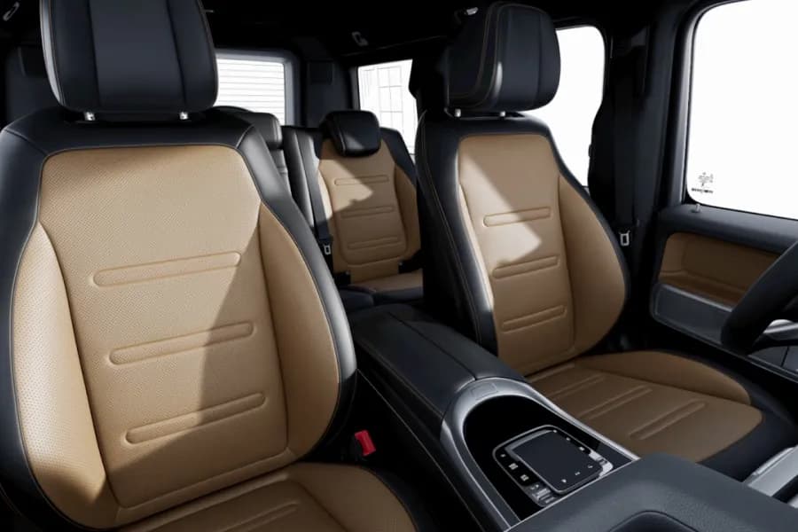Mercedes Benz G Class SUV Front Seats And Center Console View