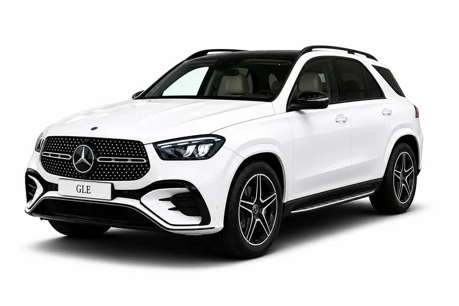 Mercedes Benz GLE Polar White Non Metallic Paint color
