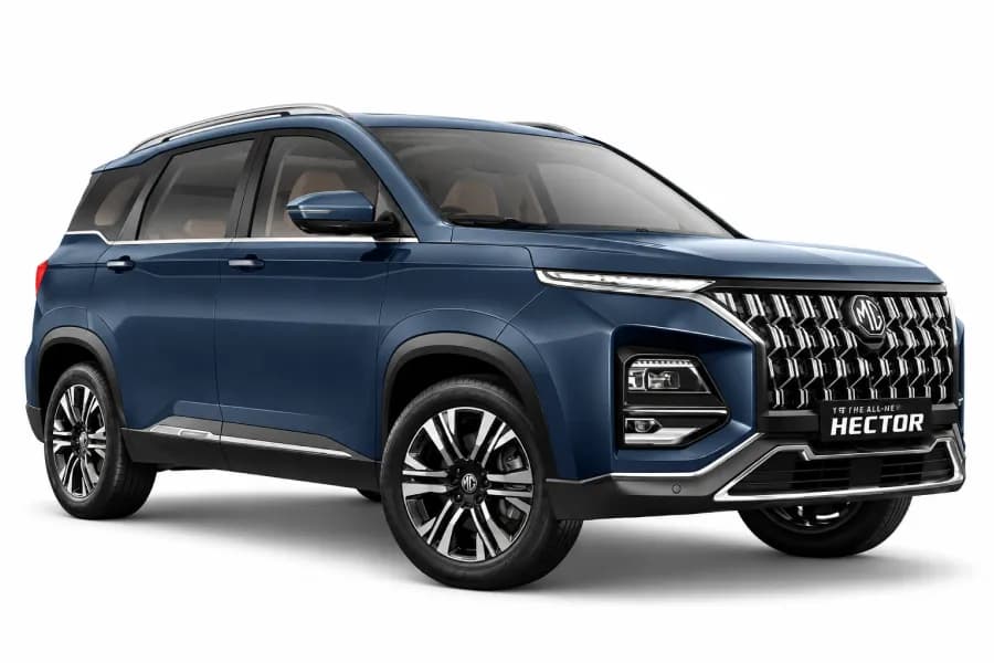 MG Hector Celadon Blue color