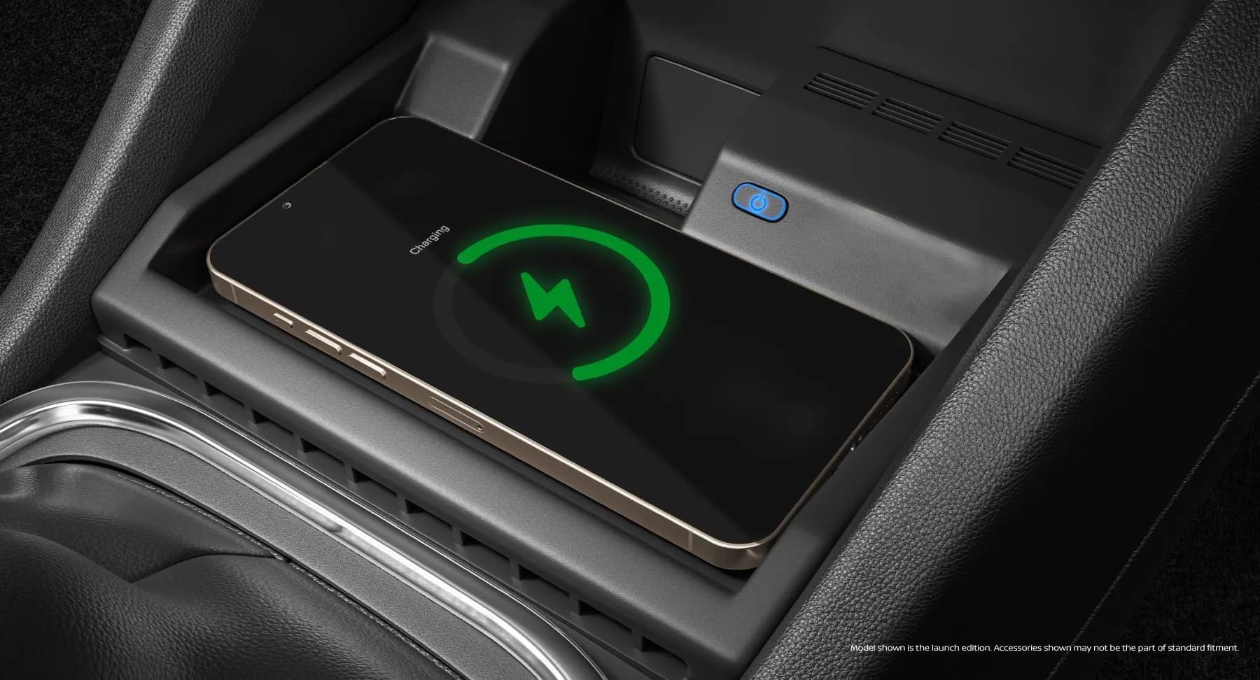 Nissan Gravite Wireless Phone Charging View