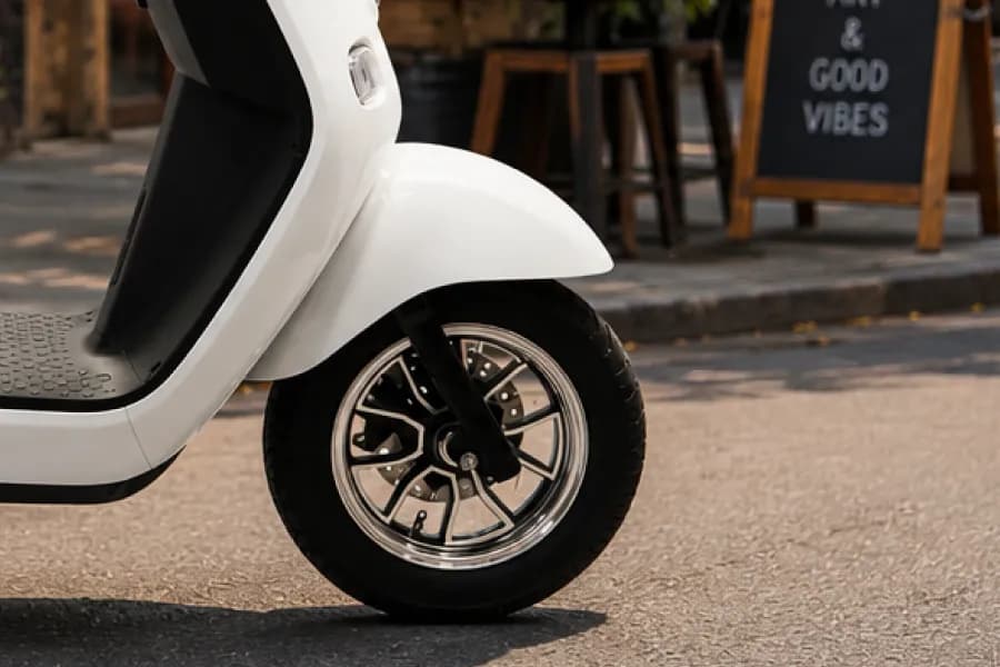 Okinawa Lite Front Tyre View