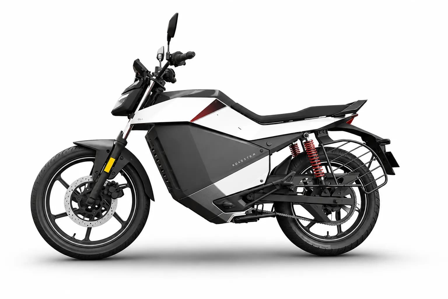 Ola Roadster X Plus Industrial Silver color