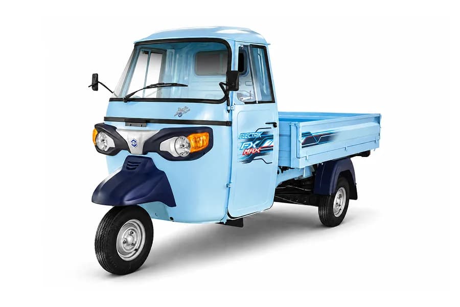 Piaggio Ape E Xtra FX Max Sky Blue color