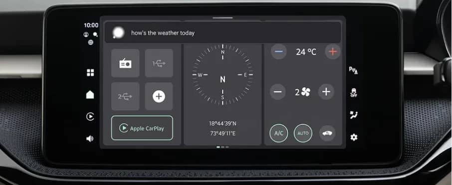 Touchscreen Infotainment & AI Voice Assistant