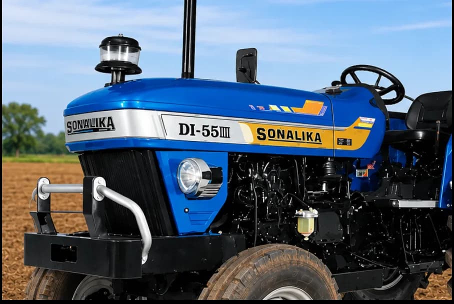 Sonalika Gold DI 55 III Headlight View