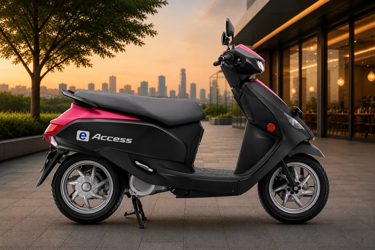 Suzuki E Access Right Side View