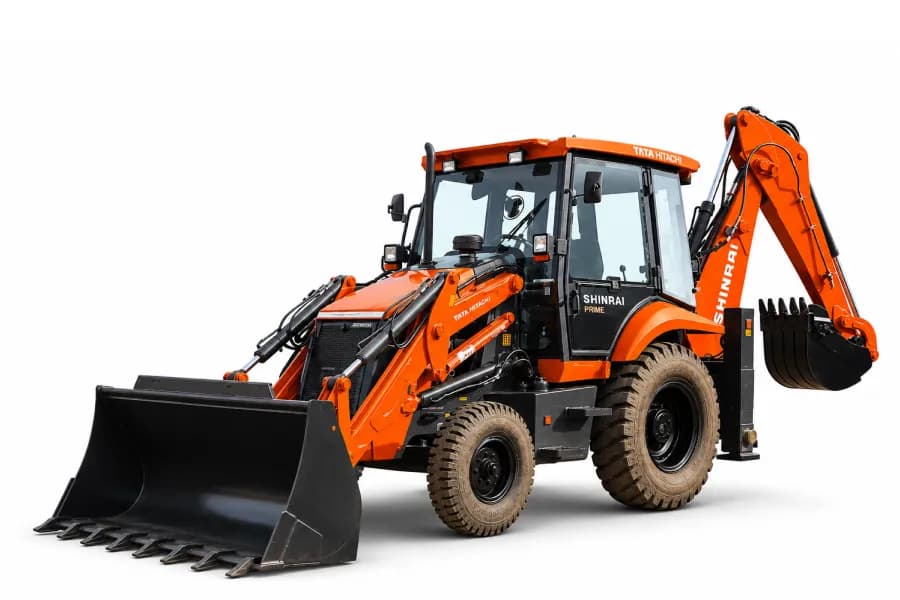 Tata Hitachi Shinrai Prime Orange color