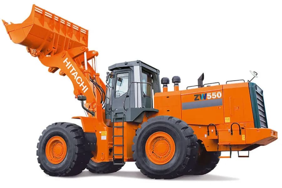 Tata Hitachi ZW550 Orange color