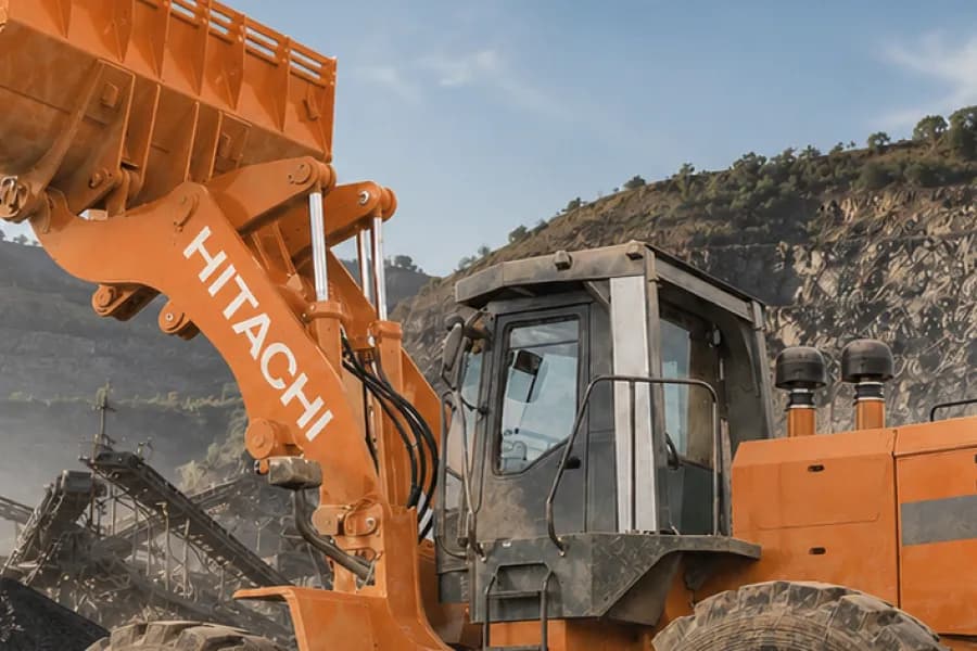 Tata Hitachi ZW550 Operator Cabin View