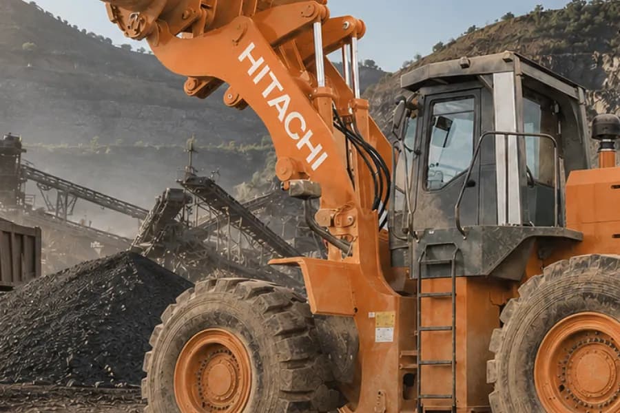 Tata Hitachi ZW550 Arm view