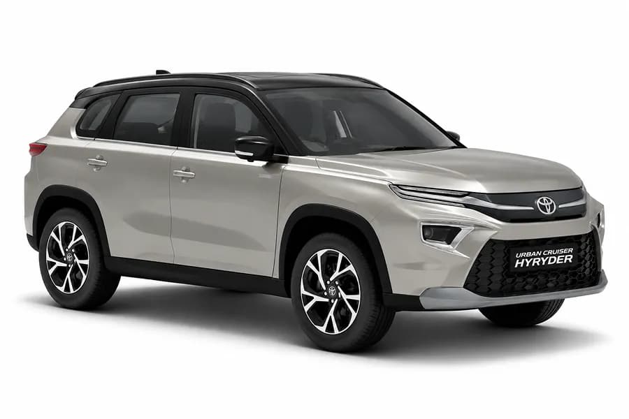 Toyota Urban Cruiser Hyryder Cafe White X Midnight Black color